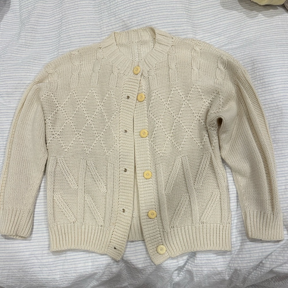 Hand knit cardigan